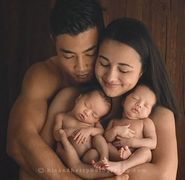 山田ローラと夫と子ども